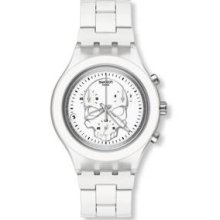 Swatch Full-Blooded White Skull Unisex Watch