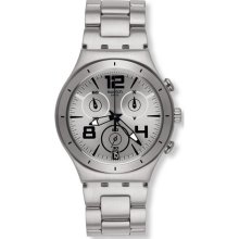 Swatch Men's Irony YCS566G Silver Stainless-Steel Swiss Quartz Wa ...