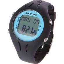 Swimovate Poolmate Swimming Lap Counter Timer Pool-mate Swim Run Bike Black