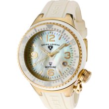 Swiss Legend Watch 11844-bgwga Neptune Ceramic (44 Mm) Yellow Mop