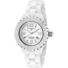 SWISS LEGEND Watches Women's Karamica White Diamond (0.797 ctw) White