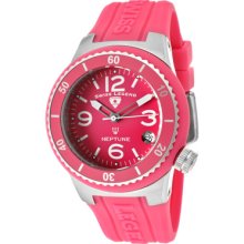 SWISS LEGEND Watches Women's Neptune (40 mm) Pink Dial Pink Silicone