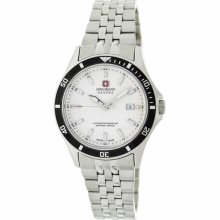 Swiss Military Hanowa Women's Flagship 06-7161-7-04-001-07 Silver Stainless-Steel Swiss Quartz Watch with White Dial