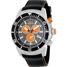 Swiss Precimax Men's Pursuit Pro Sport SP13275 Black Silicone Swiss Chronograph Watch with Grey Dial