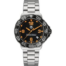 Tag Heuer Formula 1 Black Dial Stainless Steel Mens Watch WAH1116 ...