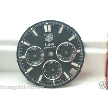 Tag Heuer Link Calibre 36 Chrono Black Dial