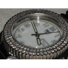 Technomarine Mother Of Pearl Dial Diamond Watch Unisex Works