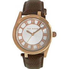 Ted Baker Straps Silver-Tone Dial Men's Watch #TE1079