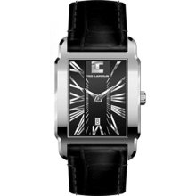 Ted Lapidus 5116702 Men's Analog Quartz Watch With Black Leather Strap
