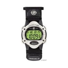 Timex Chrono Alarm Timer Sport Watch: Black/Silver; Mid-Size