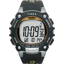 Timex Ironman 100Lap Flix Digital Watch Mens, Black/Yellow, Full