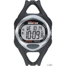 Timex Ironman 50-Lap Sport Watch: Mid-Size; Black/Silver T542819J