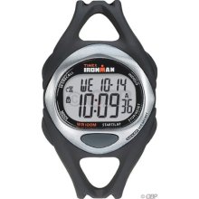 Timex Ironman 50-Lap Midsize Watch - Midsize 50-Lap Watch (Black/Silver)