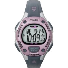 Timex Women's Ironman 30-Lap Watch, Grey Resin Strap