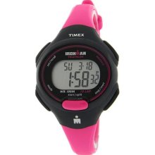 Timex Women's Ironman T5K525 Pink Resin Quartz Watch with Digital Dial