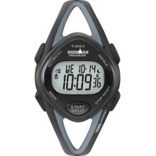 Timex Womens Ironman Triathlon Black Resin Digital Sports Watch Black