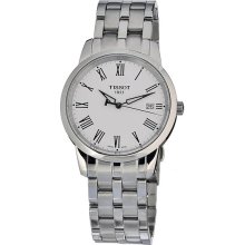 Tissot Ladies Classic Dream Stainless Steel Case and Bracelet Silver Tone Dial Roman Numerals T0334101101301