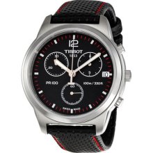 Tissot Men's PR100 Black Dial Watch T049.417.16.057.00