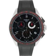Tissot Men's T Sport Veloci-T Swiss Made Quartz Chronograph Rubber Strap Watch