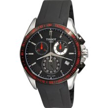 Tissot Men's T0244172705100 Veloci-T Chronograph Black Dial Watch - T0
