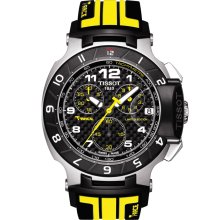 Tissot T-Race Moto GP 2012 Limited Edition Collector 45.3mm Watch - Carbon Fiber Dial, Black Silicon Strap T0484172720201 Sale Authentic