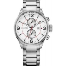 Tommy Hilfiger 1790891 Stainless Steel White Dial Men's Watch