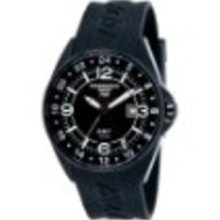 Torgoen Swiss Men's T25301 T25 GMT Black Ion-Plated Date Aviation