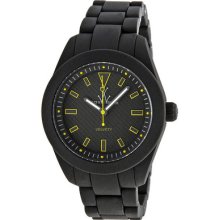 Toy Watch Velvety Black Guilloche Black Silicone Unisex Watch Vv03bk