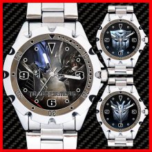 Transformers Stainless Steel Rotating Bezel Wrist Watch