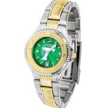 Tulane University Green Wave TU Womens Two-Tone Anochrome Watch