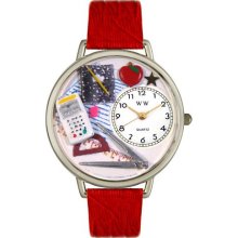U-0640007 Math Teacher Watch in Silver