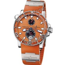 Ulysse Nardin Watches Men's Maxi Marine Diver Automatic Orange Rubber