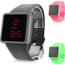 Unisex Fashion Silicone Digital LED Wrist Watch (Assorted Colors)