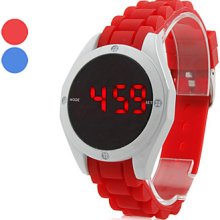 Unisex Stylish Digital LED Silicone Style Wrist Watch (Assorted Colors)