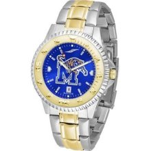 University of Memphis Tigers Men's Stainless Steel and Gold Tone Watch