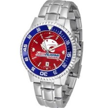 University of South Alabama Men's Stainless Steel Dress Watch