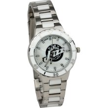 Utah Jazz watch : Utah Jazz Ladies Pearl Stainless Steel Watch