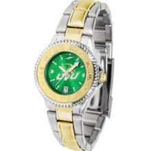 Utah Valley Wolverines Ladies Stainless Steel and Gold Tone Watch