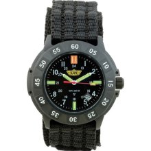 Uzi Watches Uzi Tritium H3 Protector Watch Black Nylon