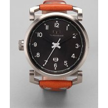Vestal Observer Leather Watch: Silver One Size M_acc_watches