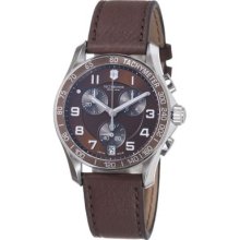 Victorinox Swiss Army Men's Quartz Chronograph Classic Brown Dial Watch