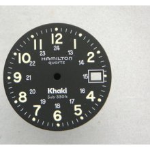 Vintage Hamilton Khaki Quartz Sub 330ft Watch Dial White Luminous Material