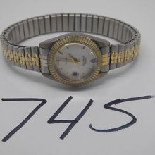 Vintage Jewelry Watch Ladies Sarah Cov Quartz 745