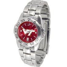 Virginia Tech Hokies Sport AnoChrome Steel Band Women's Watch