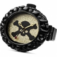 Vivienne Westwood Accessories Black Pimlico Ring Watch VV052GDBK OS (US)