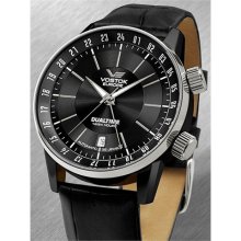 Vostok-Europe Men's Gaz-Limo Automatic Dual Time Watch 5602059