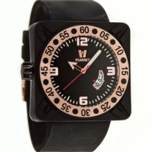 Vuarnet Deepest Gent Men's Watch in Black with Rose Gold Bezel