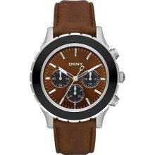 Watch Dkny Donna Karan Brooklyn Ny1514 MenÂ´s Brown