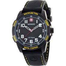 Wenger Men's Analogue Watch 70434 With Led Nomad Multifunction Digital Compass