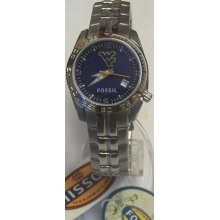 West Virginia Mountaineers watch Fossil Ladies Womens Sports Li2922